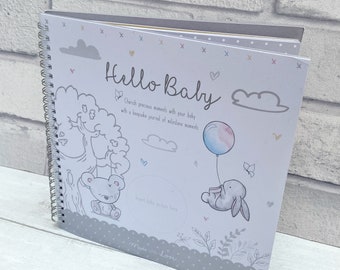 Baby Record book | NEW BABY gift | Baby Shower | Pregnancy | Memory book | Photo album  | KEEPSAKE