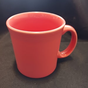 Vintage Fiestaware Retired Flamingo Pink Java Mug