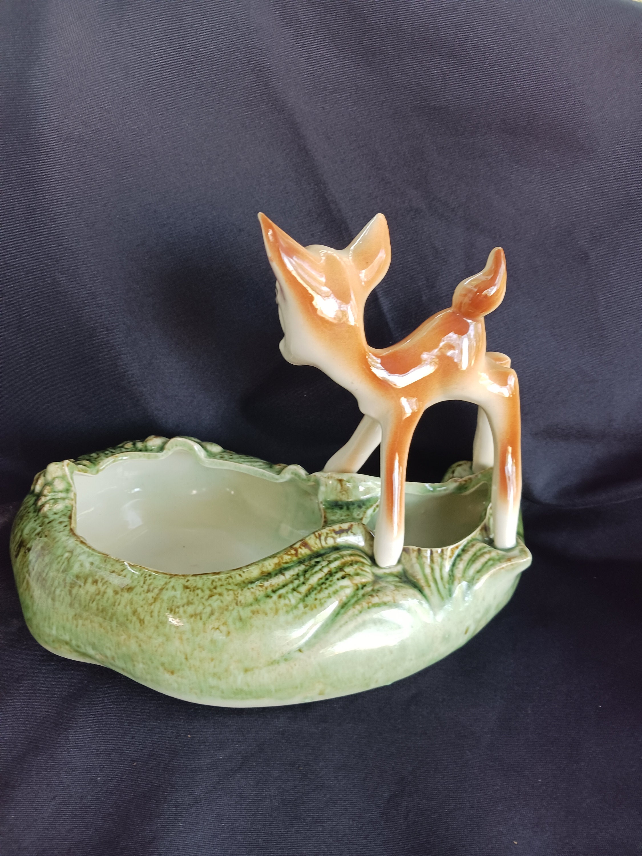 Disney★Bambi ★ウォーターファウンテン Vintage Walt Disney Productions Ceramic Collectible Bambi Planter