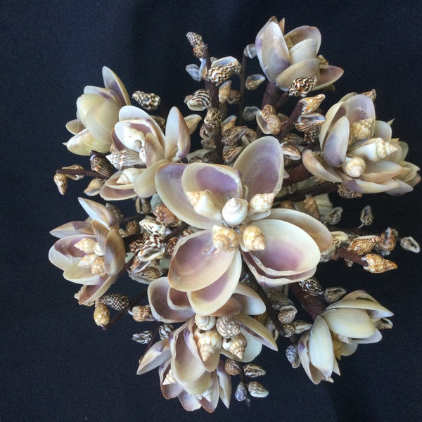Vintage '50’s Coastal Seashell Flower Bouquet