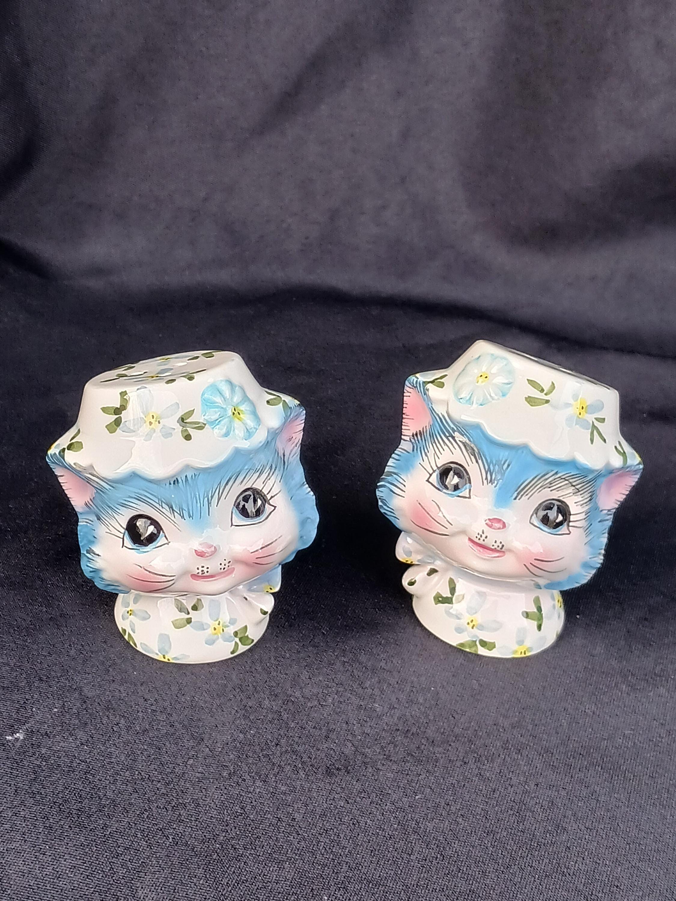 Vintage 1950's Lefton Miss Priss Kitty Anthropomorphic Ceramic