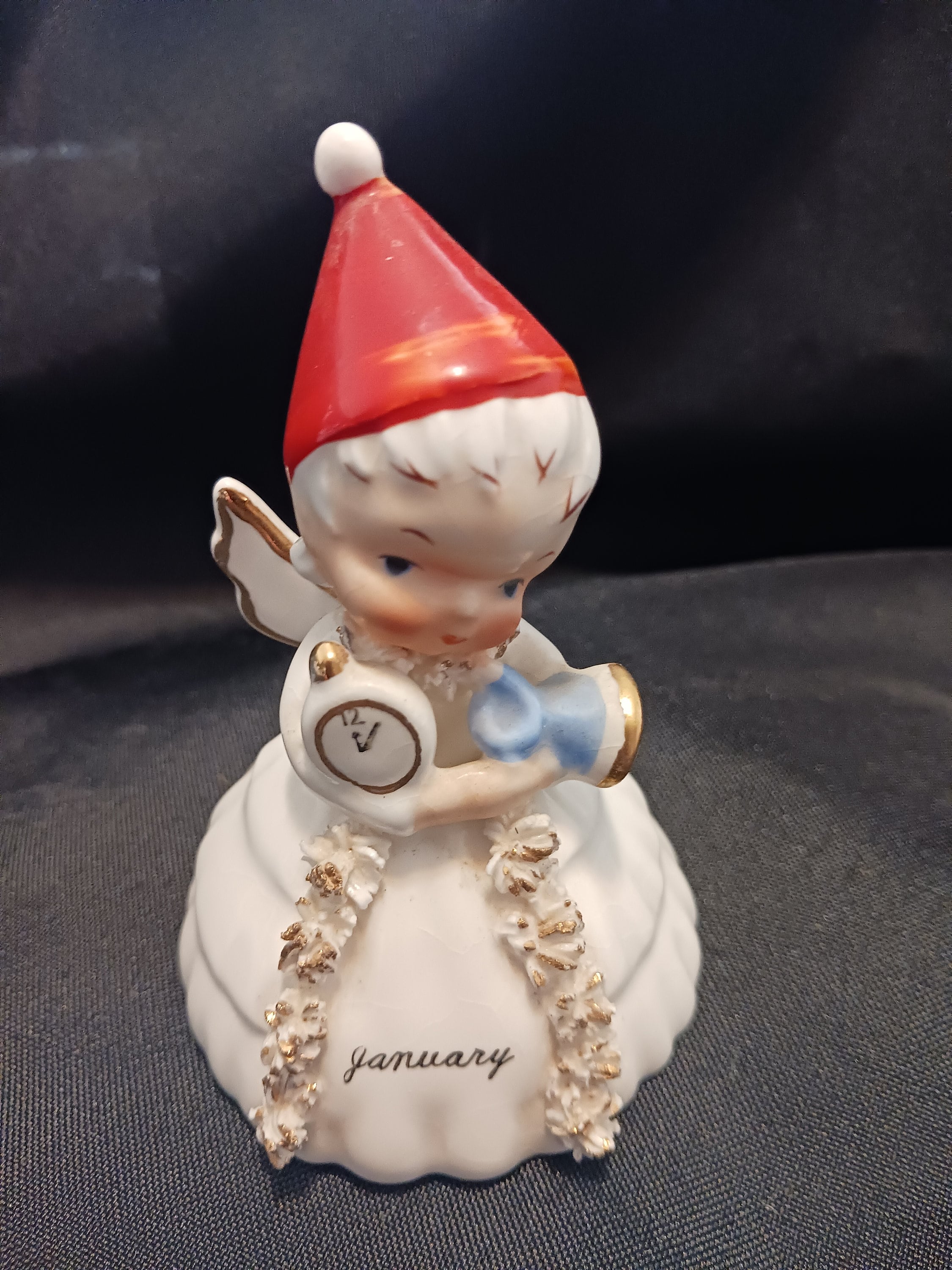 Vintage Noel Girl Figurines - Etsy