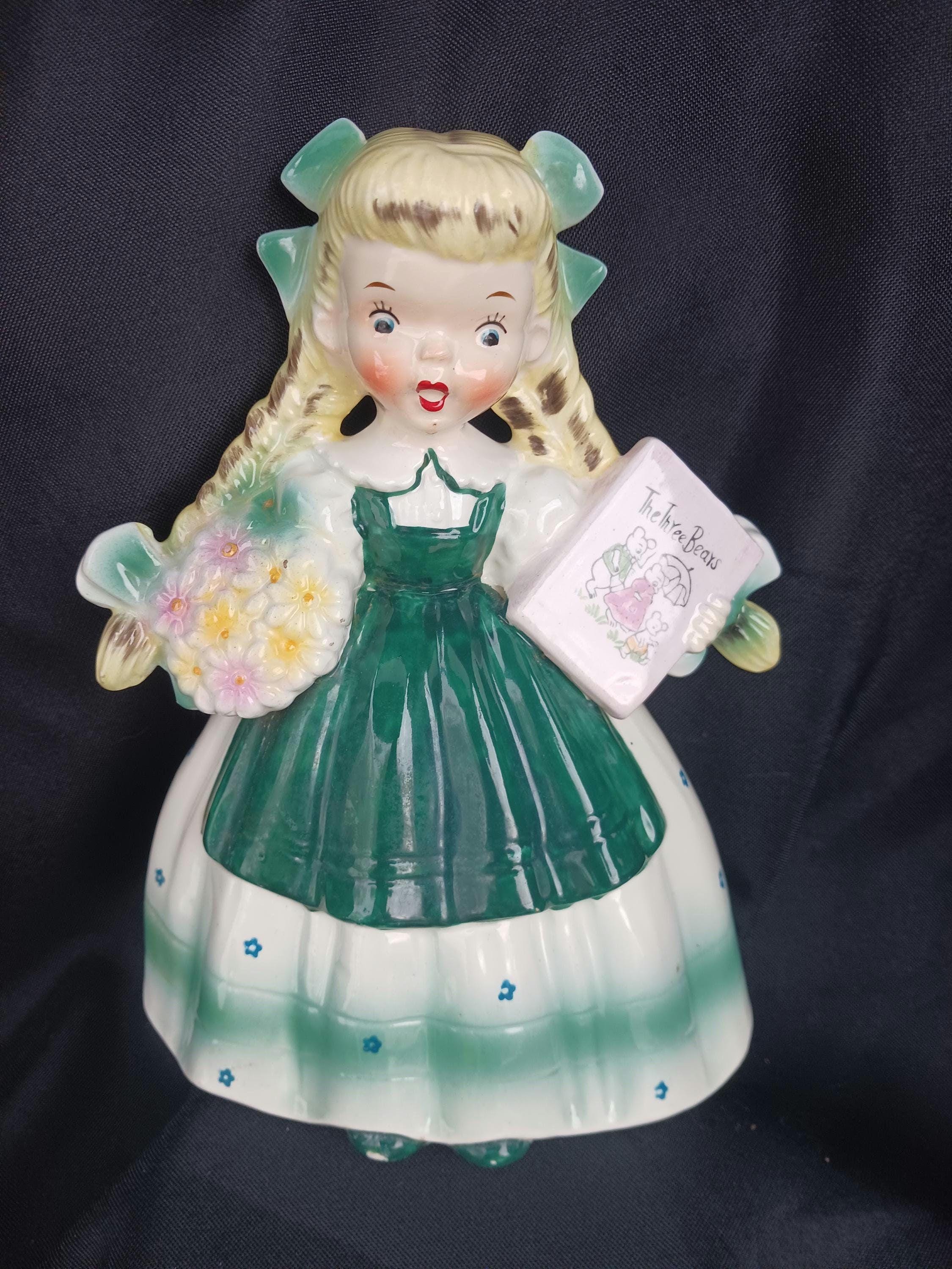 Vintage 1956 Napcoware Goldilocks #1720-E Anthropomorphic