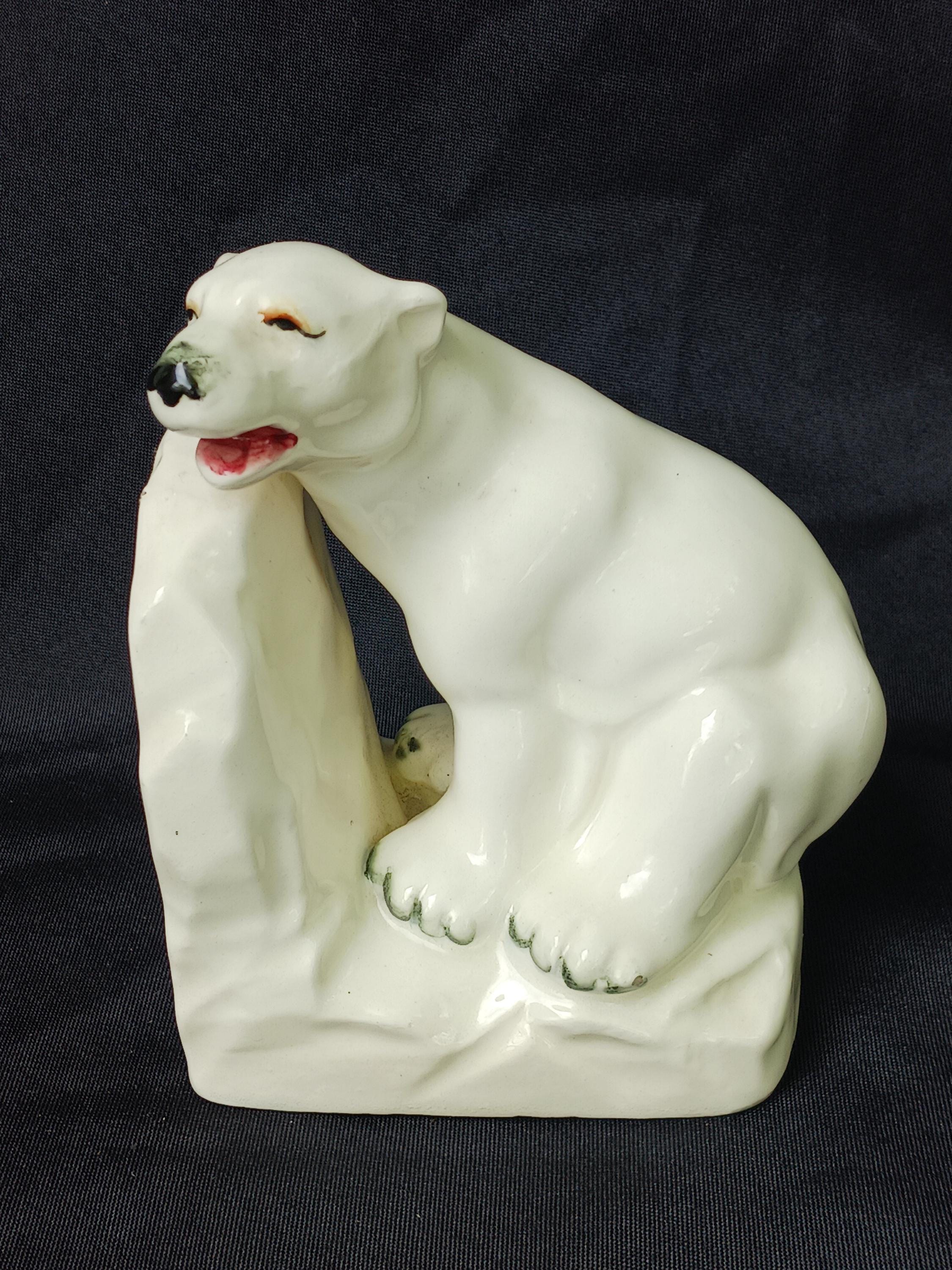 Ceramic Polar Bear Made in Japan - Etsy