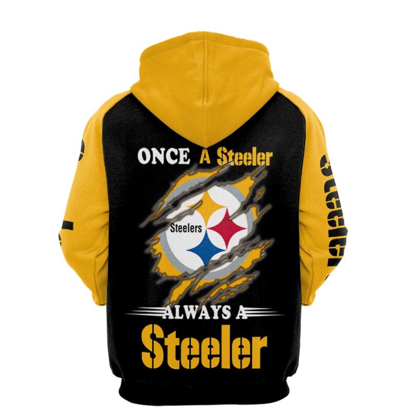 Pittsburgh Steelers Hoodie Pittsburgh Steelers Zip Hoodie Etsy