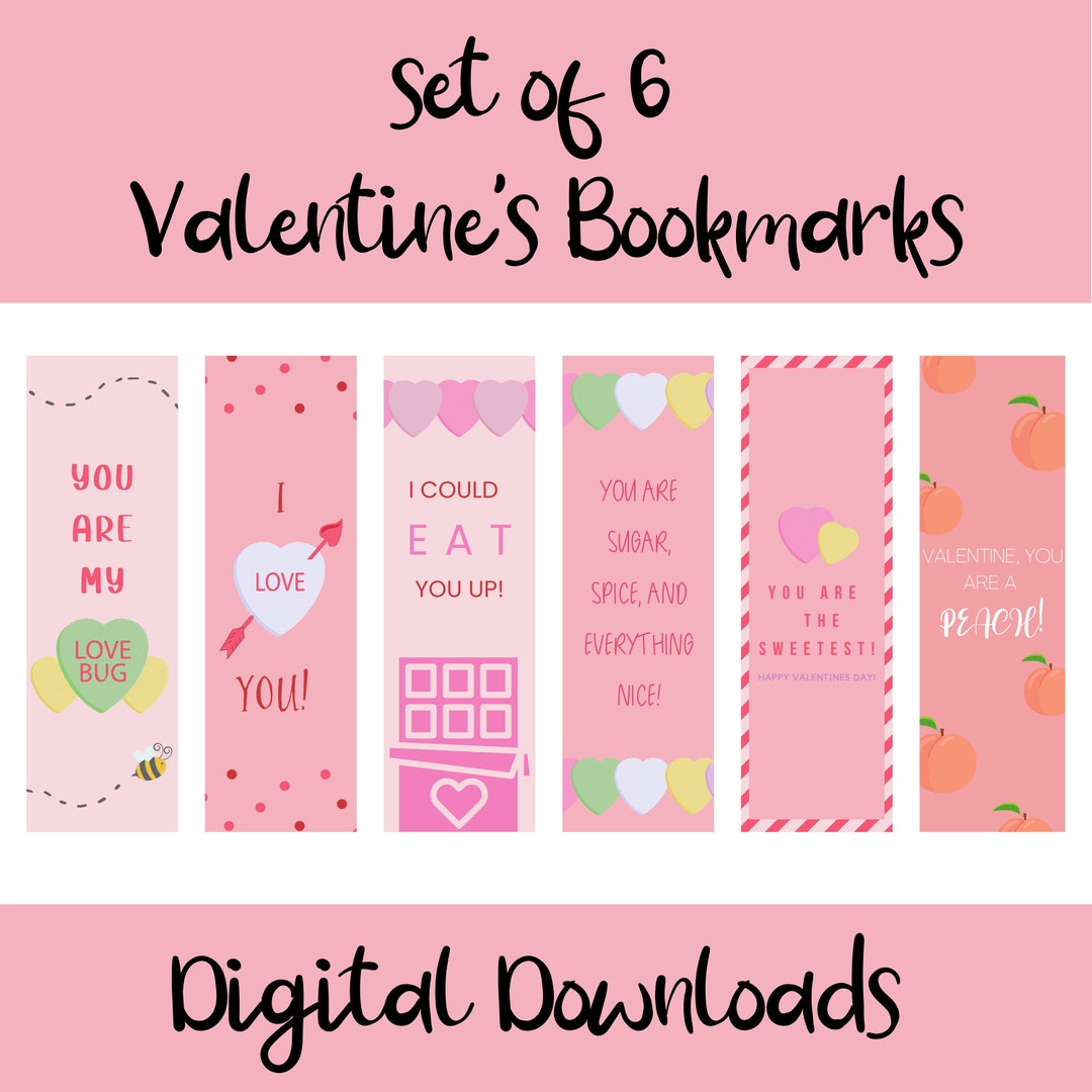 Valentines Bookmark Tassel Bundle