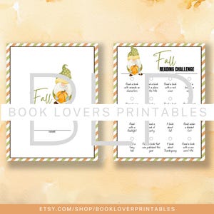 Autumn book tracker printable, fall reading challenge planner, cozy reading journal printable, seasonal reading log sheet, reading progress tracker pages, book tracking worksheet printable, autumn reading planner, cozy reader journal, reading habit tracker printable, fall book log