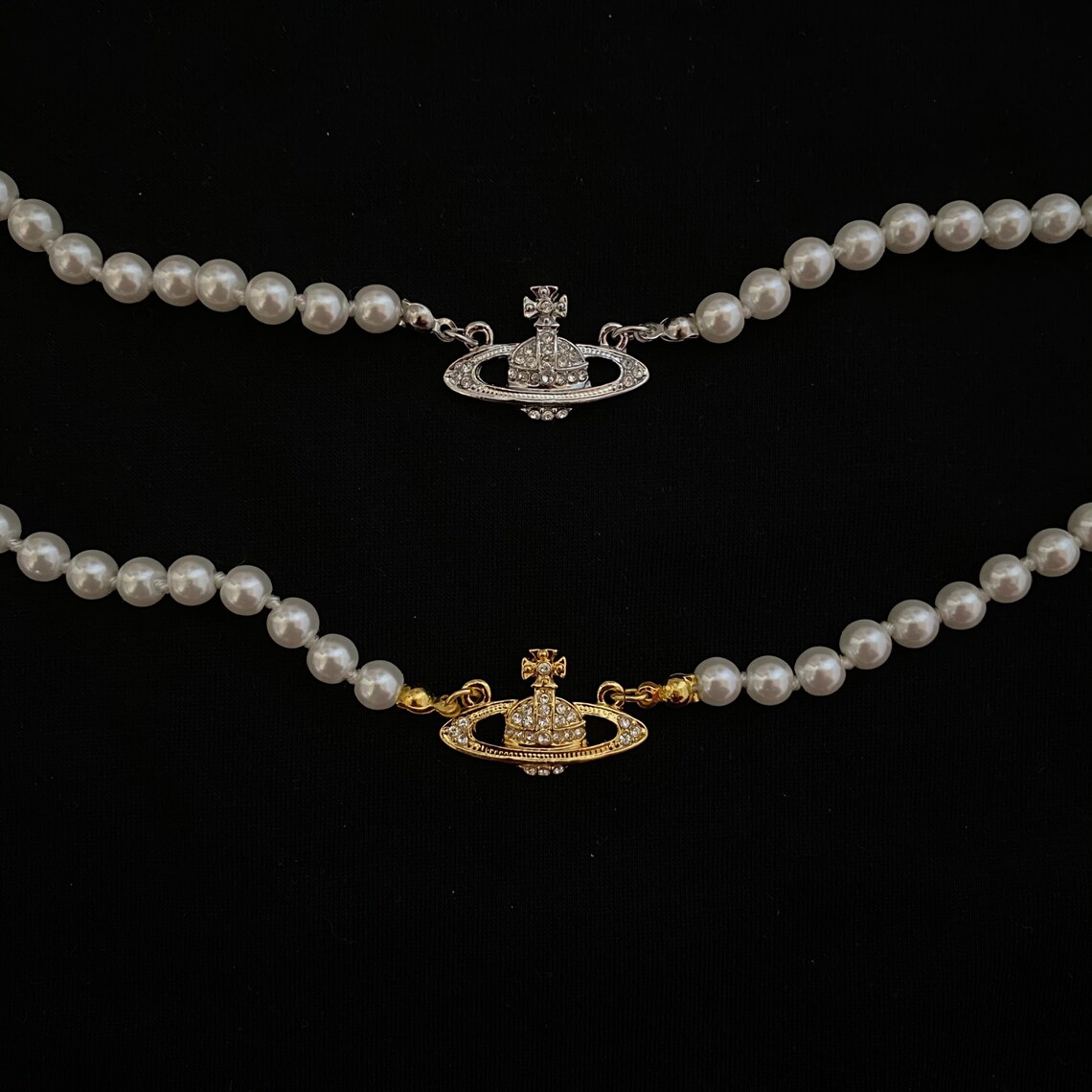 Collier de perles Vivienne Westwood Etsy