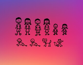 Download Stick Family Svg Etsy