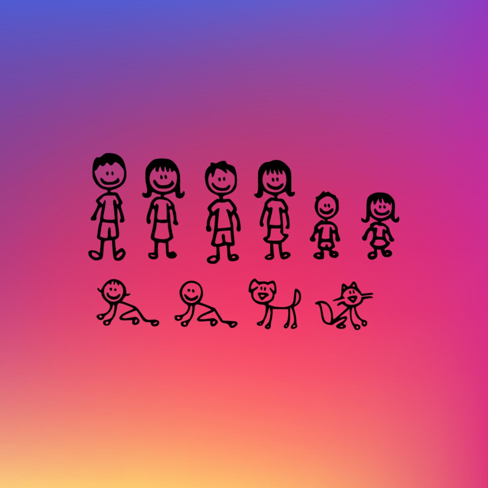 Free 135 Cricut Stick Family Svg Free SVG PNG EPS DXF File