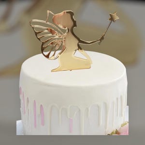 fariy acrylic cake topper