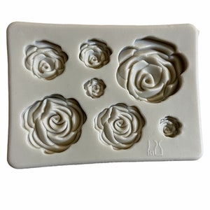 Rose silicone mold