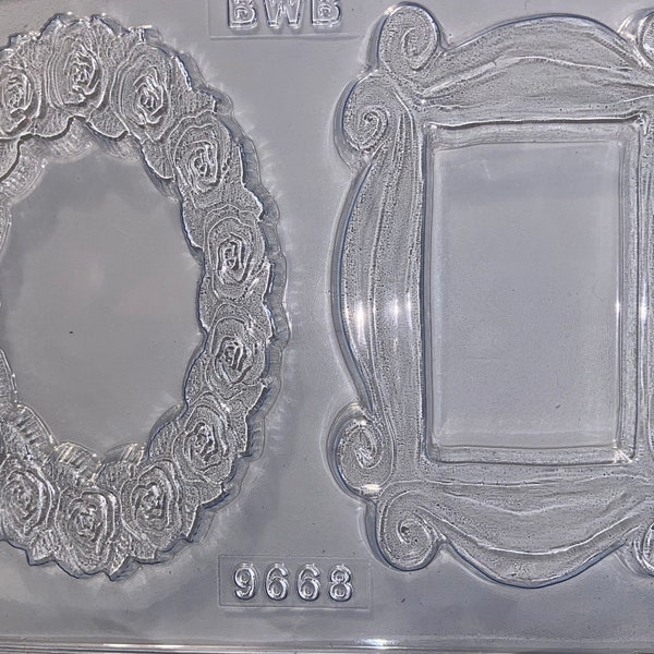 Picture frame chocolate mold