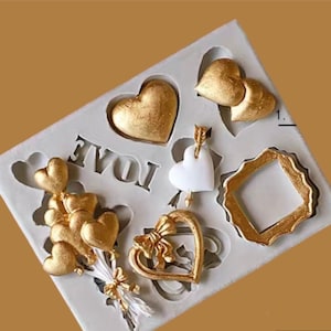 Valentine silicone mold