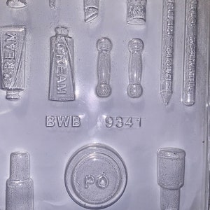 Mini makeup chocolate mold