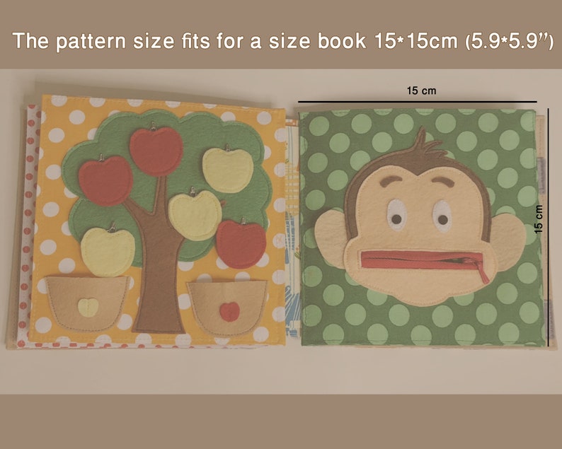 2 Quiet book pages pattern PDFSVG image 3