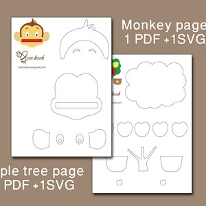 2 Quiet book pages pattern PDFSVG image 2