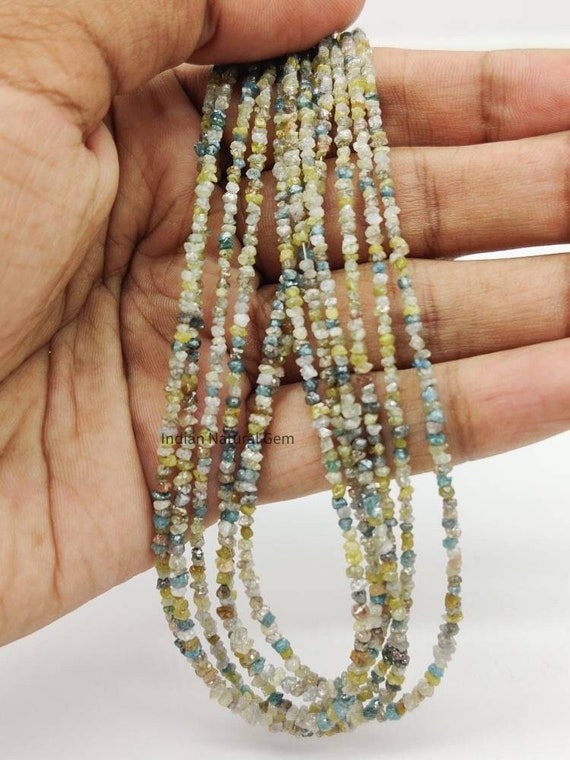 Multi Diamond Beads, Raw Diamond Stone Beads, Raw Shape Diamond Beads  Strand Loose Beads Diamond Gemstone 
