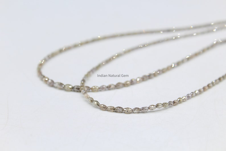 Champagne Faceted Tumbles Diamonds Beads 2.5 - 3.5 mm Natural Br Champagne Faceted Tumbles Diamonds Beads 2.5 - 3.5 mm Natural Br