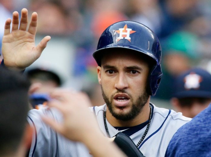 George springer 2024 black necklace