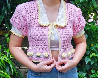 CHIHIRO CARDIGAN: Pattern for a cause is a  PDF downloadable file