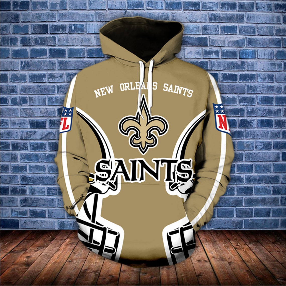 New Orleans Saints hoodie Pullover Sweatshirt for fans NFL | Etsy