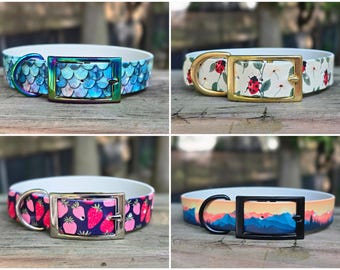 1" UV Print BioThane Collar
