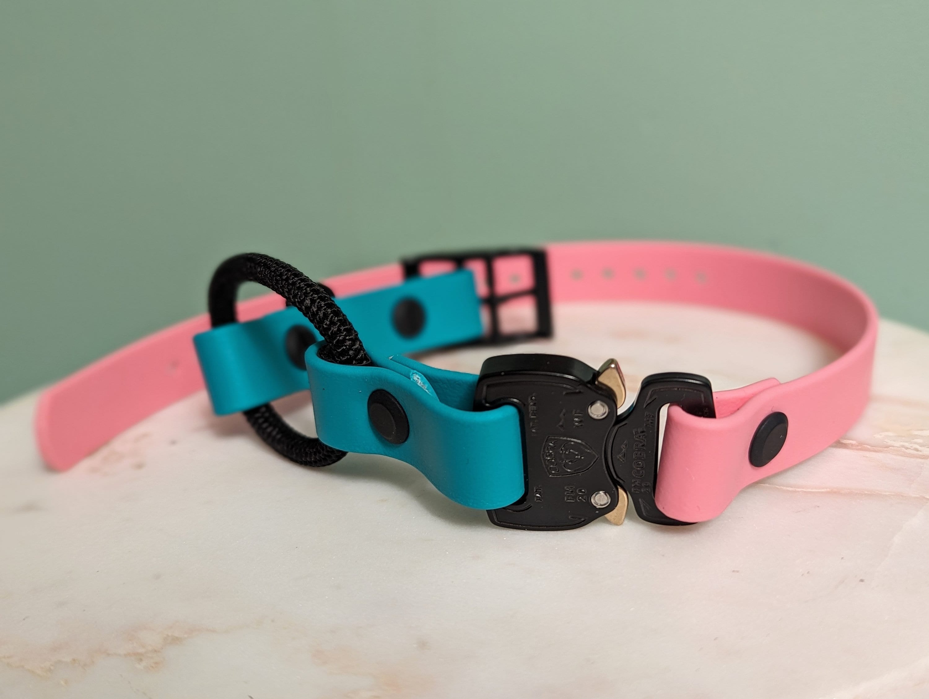 3/4" Cobra Bungee BioThane® E-collar Strap