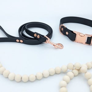 1 Adjustable Biothane Collar with Metal Quick Release Buckle image 8