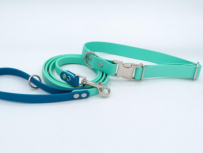 1 Adjustable Biothane Collar with Metal Quick Release Buckle image 10