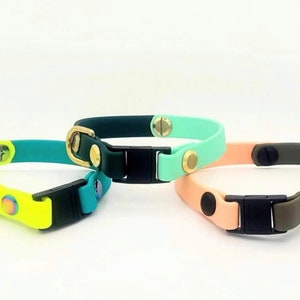 Two-tone Breakaway Cat Collar 1/2" BioThane®