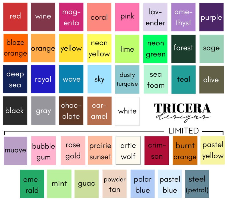 Nameplate Label Color Code ADD a Name Plate Upgrade - Etsy
