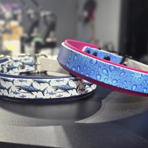 1" UV Printed Double Layer BioThane Collar image 5