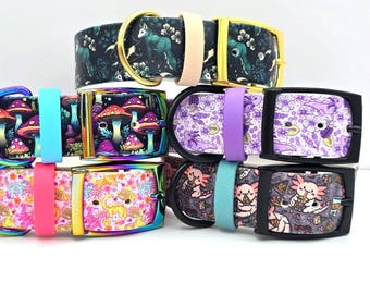1,5 ""UV gedrucktes BioThane-Halsband."