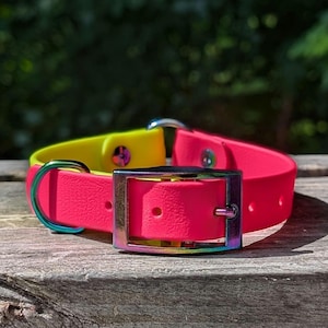 3/4&quot; Two-tone BioThane Collar