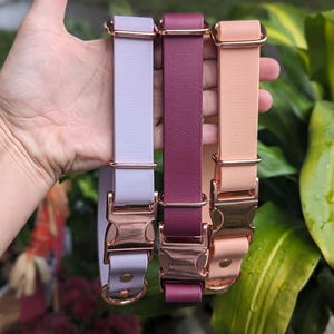 1&quot; Adjustable Biothane Collar with Metal Quick Release Buckle