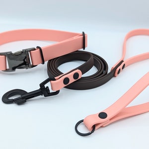 1 Adjustable Biothane Collar with Metal Quick Release Buckle image 6
