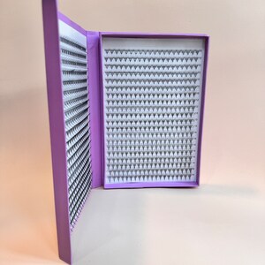XXL 14D, 0.03 Mixed tray, 14d premade fans eyelash extensions, mix lengths, ~1000 fans each box