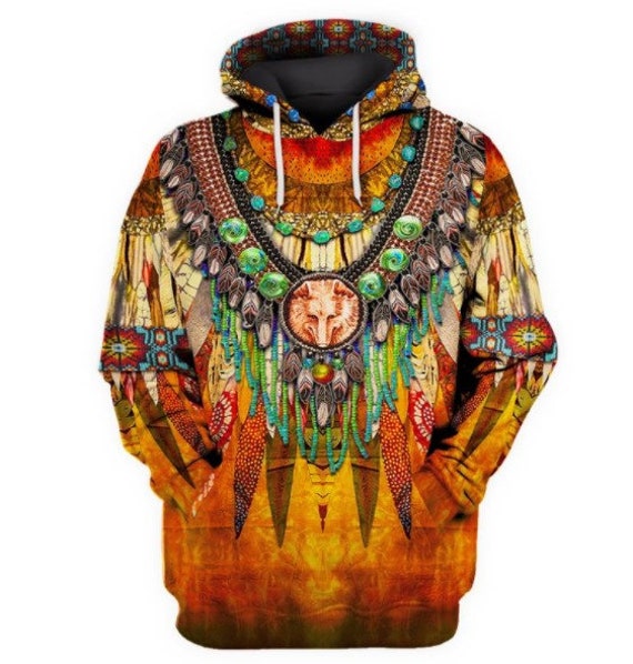 Native American Hoodie Unisex Hoodie Men Birthday Gift Etsy
