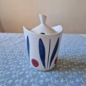 Retro Rörstrand Decorated porcelain jar - Bodil series