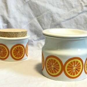 Retro Arabia Pomona Jars with lids- Organge