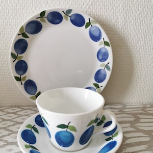 Retro Gustavsberg prunus Coffee Cup Sets