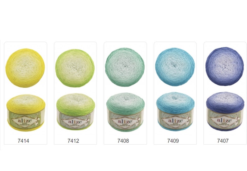 Белла омбре батик ализе карта цветов