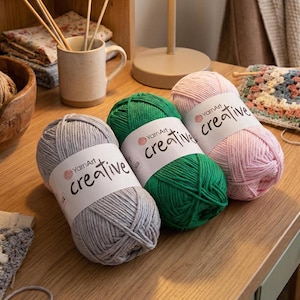 YarnArt Creative – 100% Cotton Bulky Yarn | Soft Matte Cotton for Crochet, Knitting & Amigurumi image 1