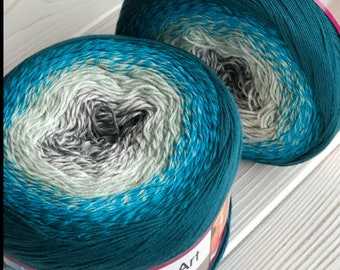 Yarn YarnArt Flowers, grade yarn gradient cotton gradient yarn cakes grade cotton batik yarn cotton yarn batik cotton