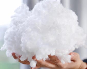 Polyester Fiber Filling with Silicone Beads | Soft Hypoallergenic Toy Stuffing | 100 g