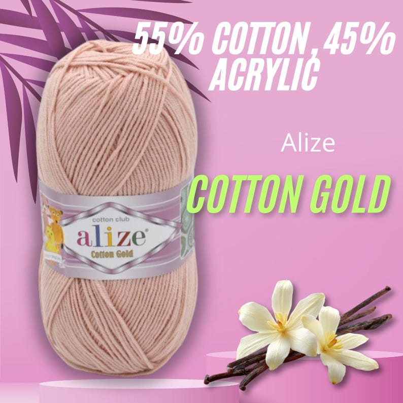 Alaze Label Alize Cotton Gold – Soft Cotton Acrylic Yarn 100g | Amigurumi ...