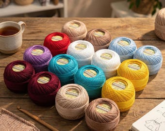 YarnArt Canarias – gemerceriseerde katoenen haakdraad 100% katoen | Fijne draad voor amigurumi, borduursels en kantwerk