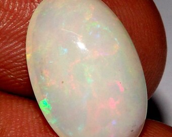 4.15 cts Ethiopian Fire Opal 14 x 10 mm Natural Untreated Gemstone #oca4947