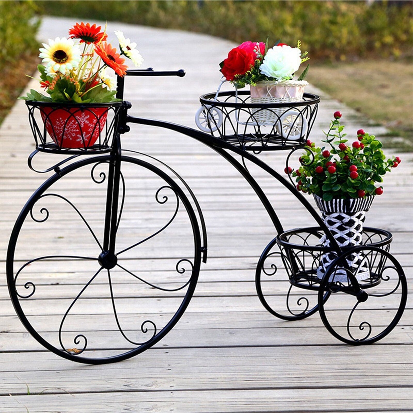 Penny farthing plant holder 2025